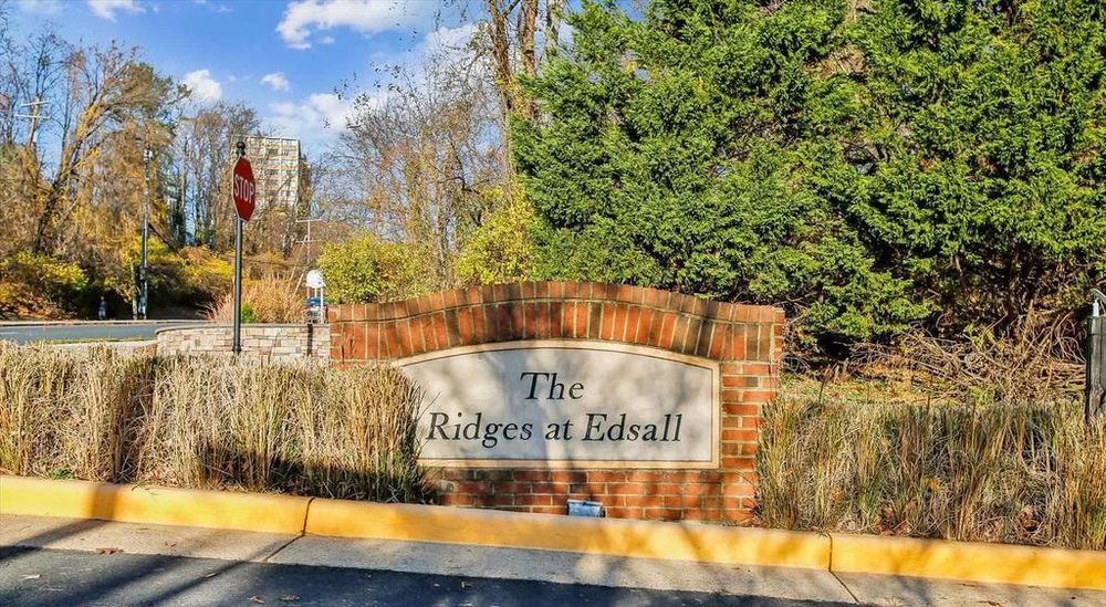 The Ridges at Edsall entrance sign